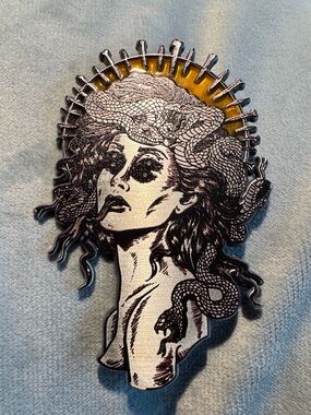 “Glowing Medusa” Pin Brooch by Lively Ghosts